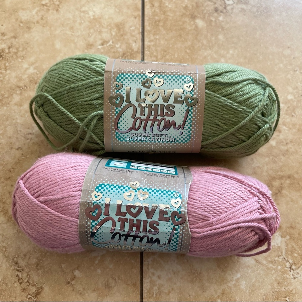 Hobby Lobby Cotton Yarn set of 2